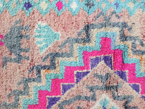Awrigha Vintage Moroccan Rug 6'6" x 13'8"