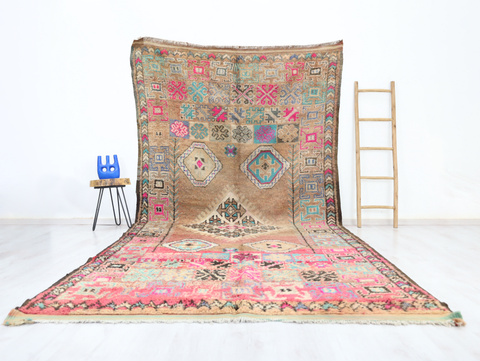 Tazrin Vintage Moroccan Rug 6'6" x 13'9"