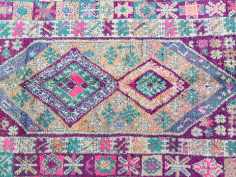 Tillelt Vintage Moroccan Rug 7'2" x 10'2"