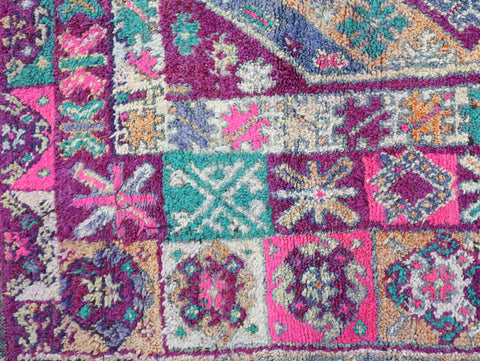 Tillelt Vintage Moroccan Rug 7'2" x 10'2"