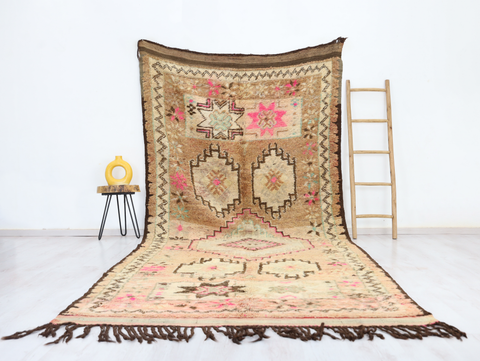 Azenzar Vintage Moroccan Rug 6'1" x 14'1"