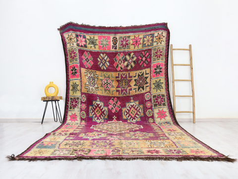 Tifulkin Vintage Moroccan Rug 6'6" x 13'4"
