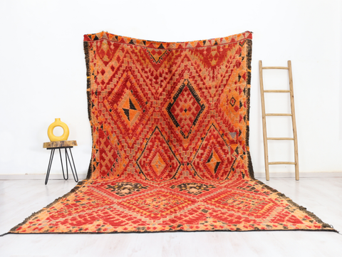 Tiziriwen Vintage Moroccan Rug 6'9" x 12'5"