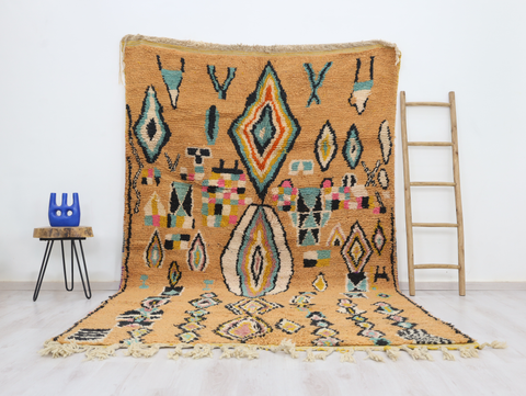 Azenzar  Moroccan Rug 6'6" x 10'4"