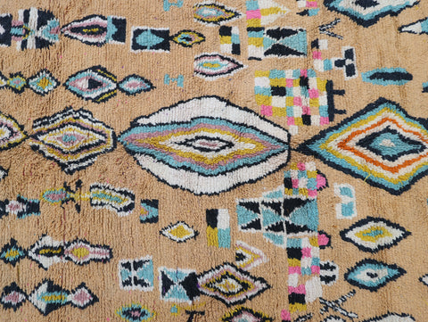 Azenzar  Moroccan Rug 6'6" x 10'4"