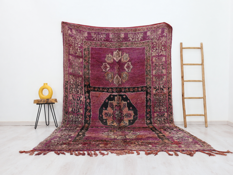 Azwar Vintage Moroccan Rug 6'4" x 10'6"