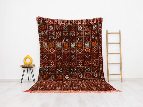 Afer Vintage Moroccan Rug 6'1" x 9'3"