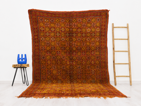 Tislaf Vintage Moroccan Rug 6'2" x 9'2"