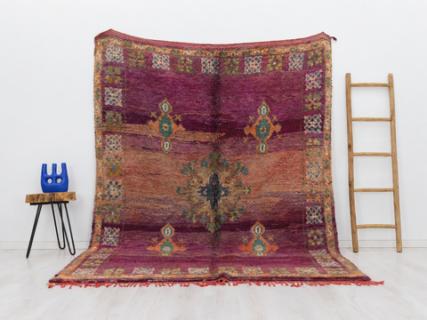 Tanfoust Vintage Moroccan Rug 6'6" x 8'7"