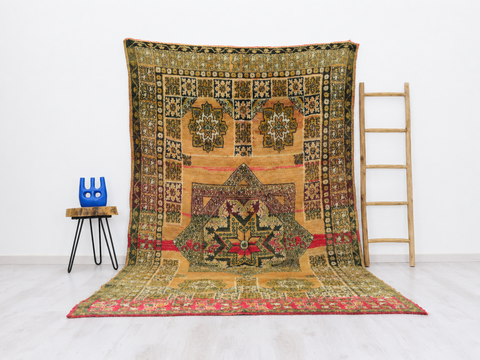 Tazlit Vintage Moroccan Rug 6'1" x 10'3"