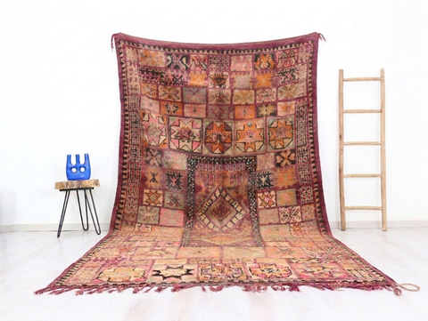 Faiza Vintage Moroccan Rug 6'3" x 10'8"