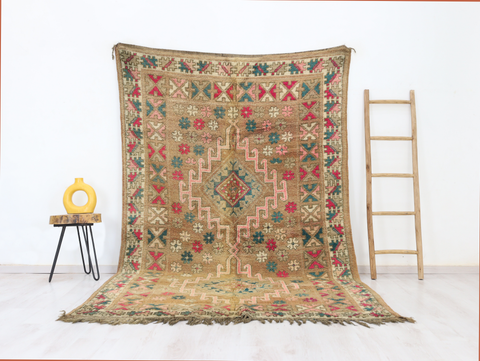 Kenza Vintage Moroccan Rug 6'1" x 9'6"