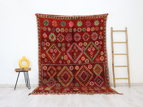 Mawlo Vintage Moroccan Rug 5'7" x 7'9"