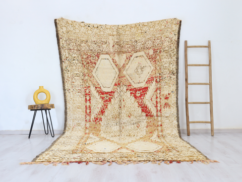 Uzar Vintage Moroccan Rug 5'8" x 9'9"