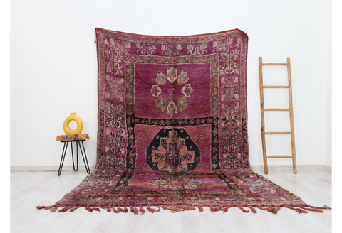 Azwar Vintage Moroccan Rug 6'4" x 10'6"