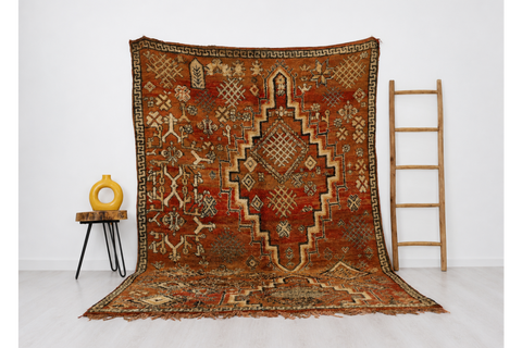 Anzar Vintage Moroccan Rug 6'4" x 9'5"