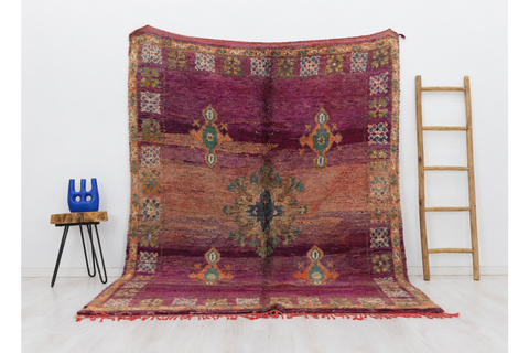 Tanfoust Vintage Moroccan Rug 6'6" x 8'7"