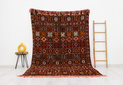 Afer Vintage Moroccan Rug 6'1" x 9'3"