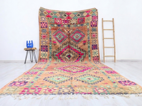 Awrigha Vintage Moroccan Rug 6'6" x 13'8"