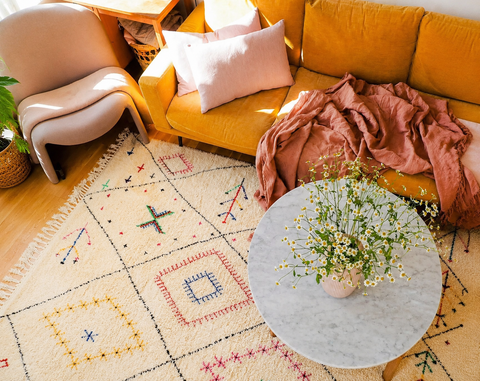 Amina Moroccan Rug - Custom Size