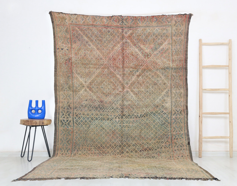 Sefruy  Vintage Moroccan Rug  5'6" x 9'6"