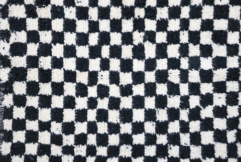 Kahina Moroccan Checkered Rug 3'4" x 4'4"