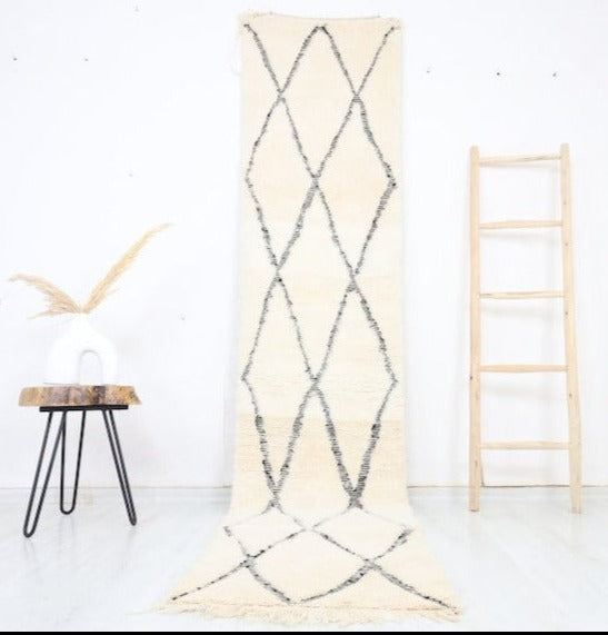 Baya Beni Ourain Rug 2'2" x 10'3"