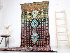 Assirem Vintage Moroccan Rug 4'2" x 12'4"