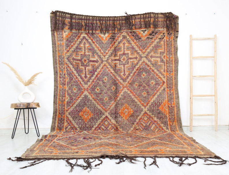 Thiyya Vintage Moroccan Rug 6'6" x 10'5"