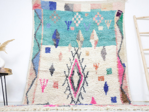 Sekkura Moroccan Rug 5'2" x 8'5"