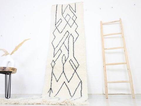 Iken Beni Ourain Rug 2'5" x 9'7"