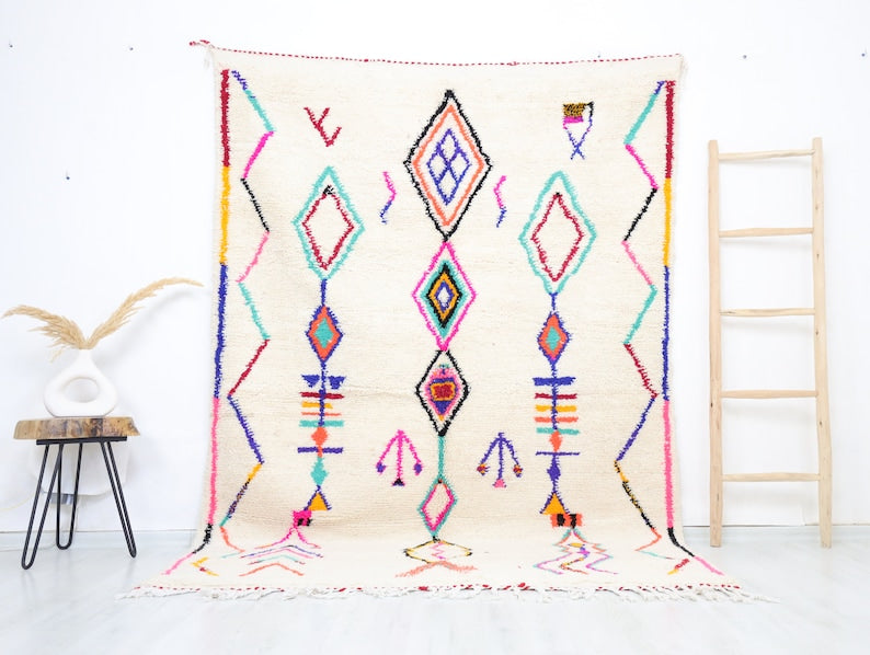 Meddur Moroccan Rug 5'7" x 8'4"