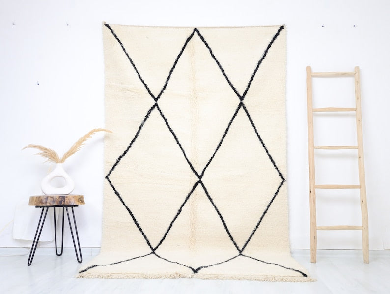 Assirem Beni Ourain Rug 4'9" x 7'4"