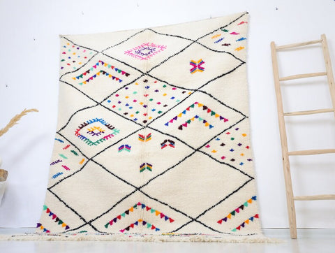 Mizran Beni Ourain Rug 5'5" x 7'6"