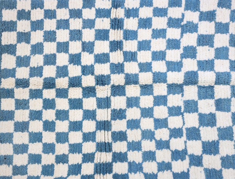 Gwafa Moroccan Checkered Rug 3'2" x 4'7"