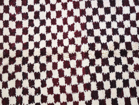 Tamza Moroccan Checkered Rug 6'5" x 10'0"