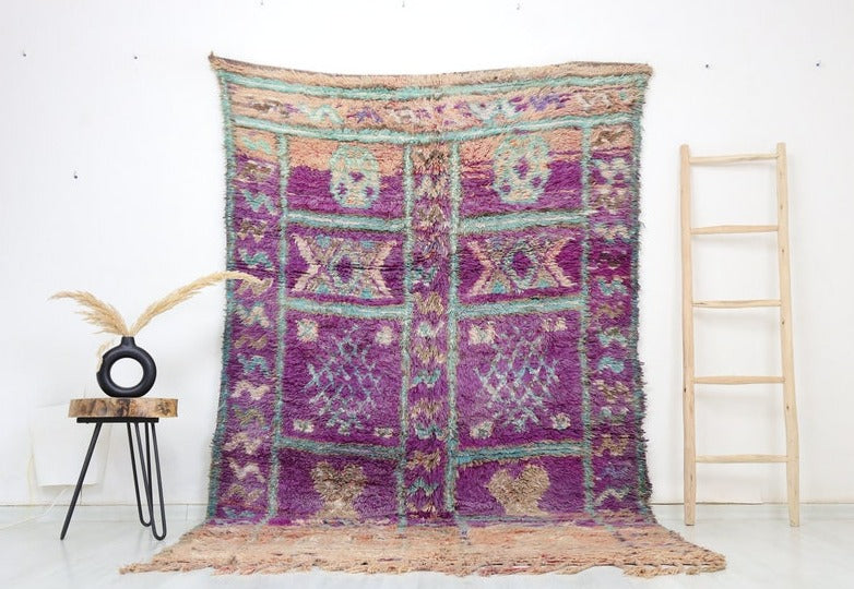 Meddur Vintage Moroccan Rug 5'7" x 8'9"