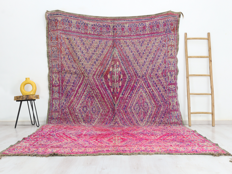 Lemsal Vintage Moroccan Rug 7'2" x 11'7"