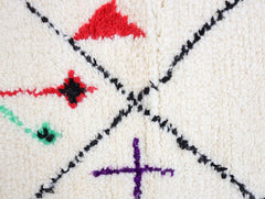 Tafrara Beni Ourain Rug 7'7" x 7'9"