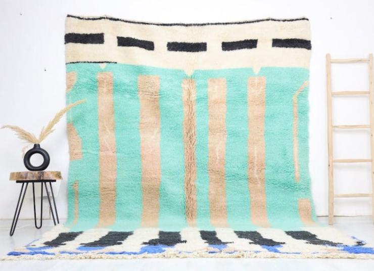 Talwit Beni Ourain Rug  7'1" x 9'6"