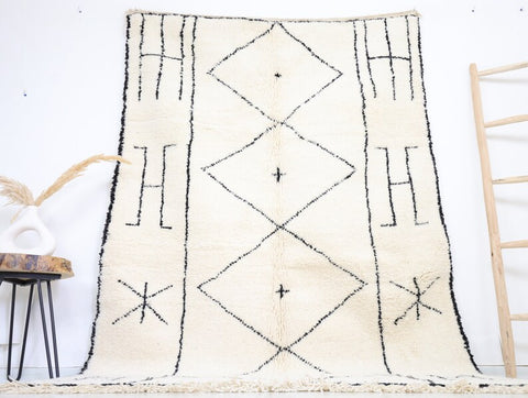 Ines Beni Ourain Rug 5'1" x 8'2"