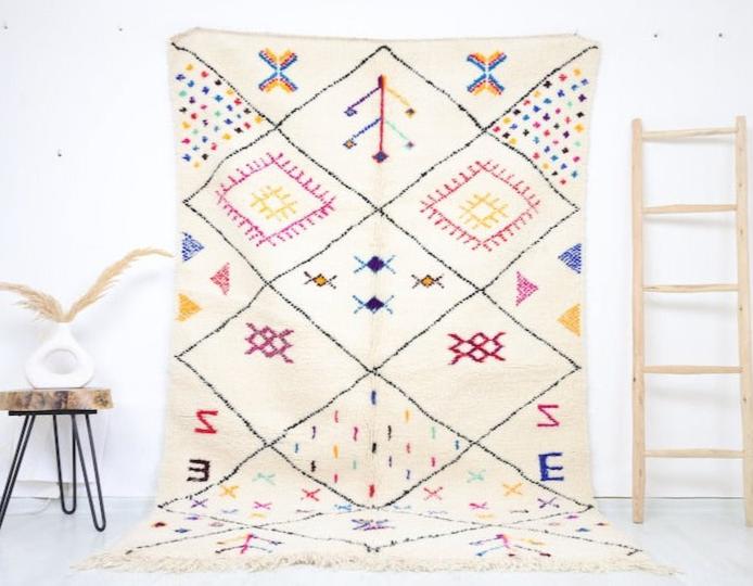 Meddur Beni Ourain Rug 5'2"x8'0"