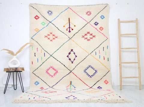 Tanagrit Beni Ourain Rug 5'5" x 8'8"