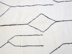Iken Beni Ourain Rug 5'2"x 8'0"